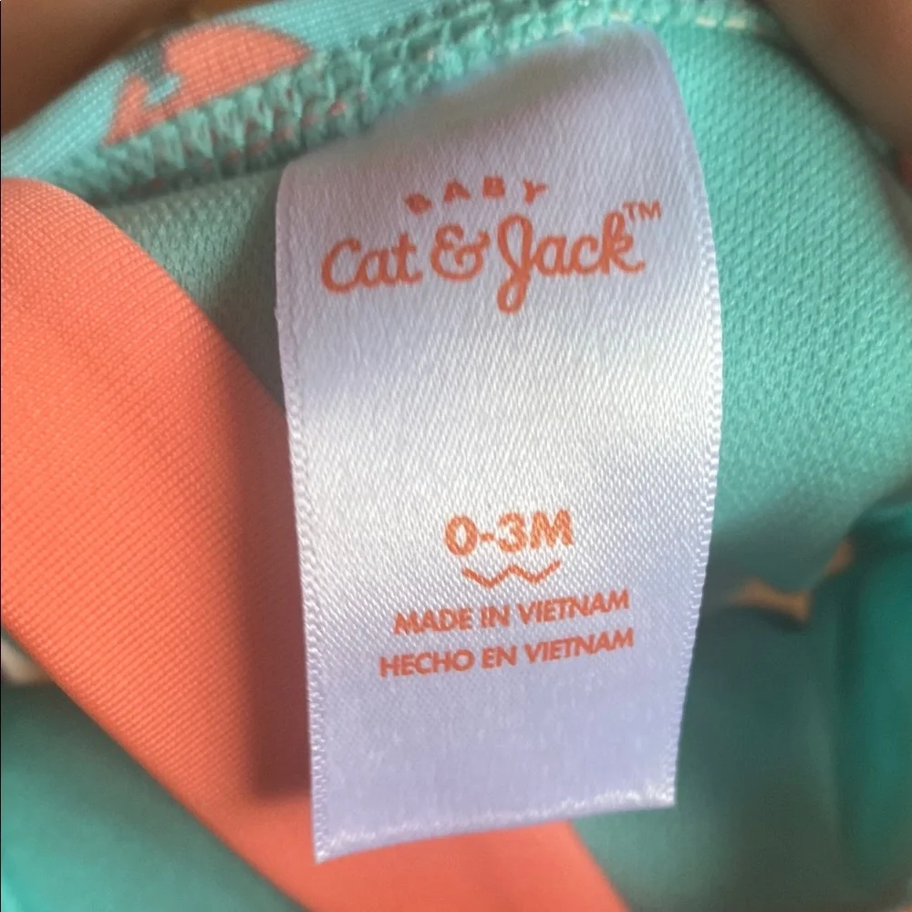 Gap and Cat & Jack Colorful Baby Swimsuits Bathing Suits Bundle